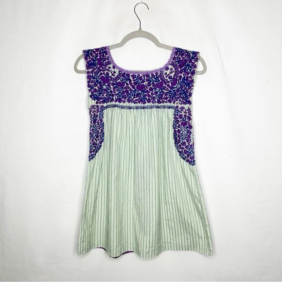 MI GOLONDRINA Printed Bateau Neckline Blouse in Size Small - Picture 5 of 5